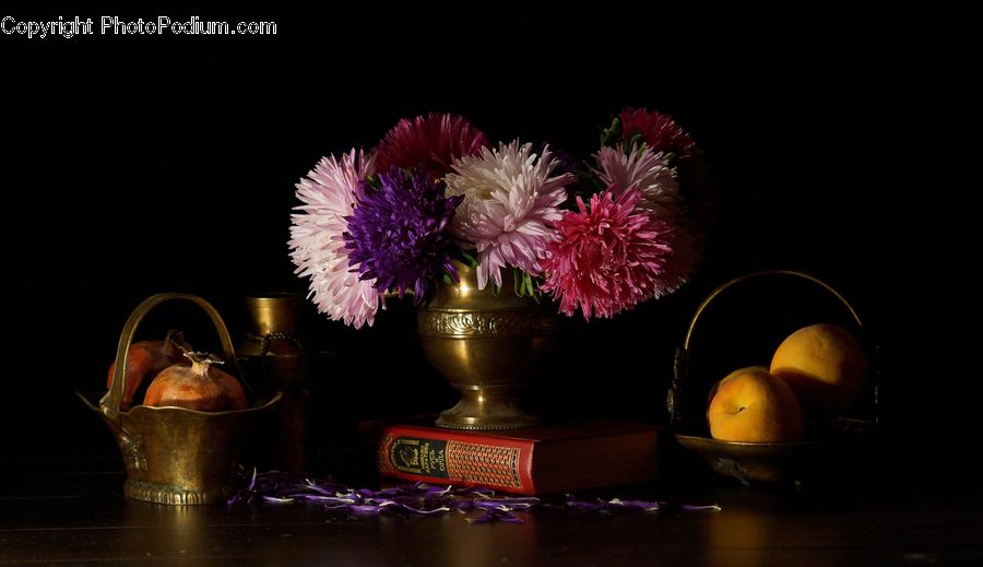 Pot, Pottery, Glass, Goblet, Floral Design, Flower, Flower Arrangement