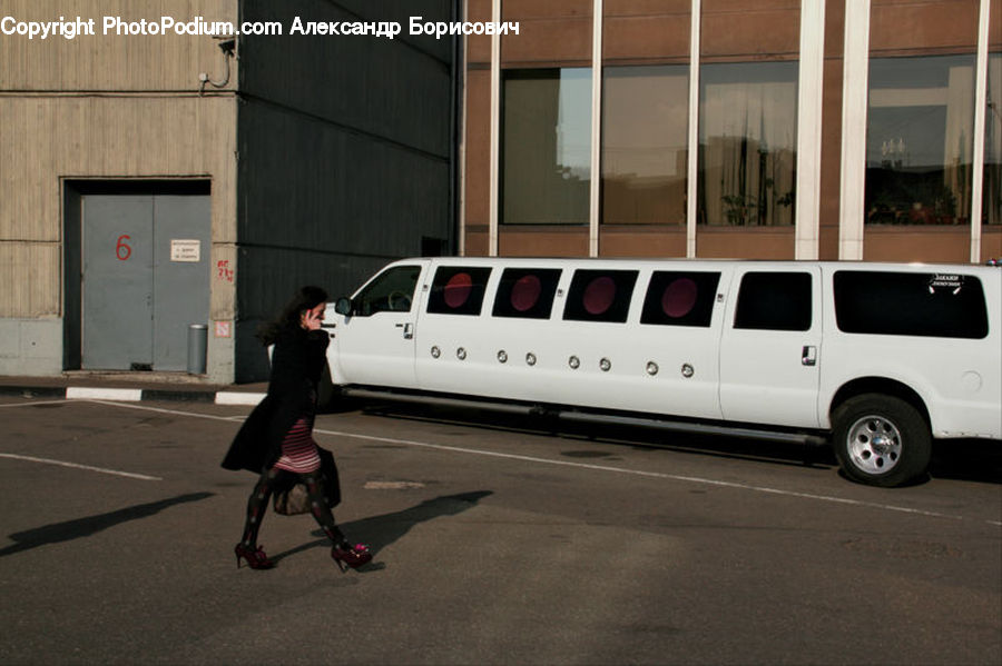 Car, Limo, Vehicle, People, Person, Human, Bus