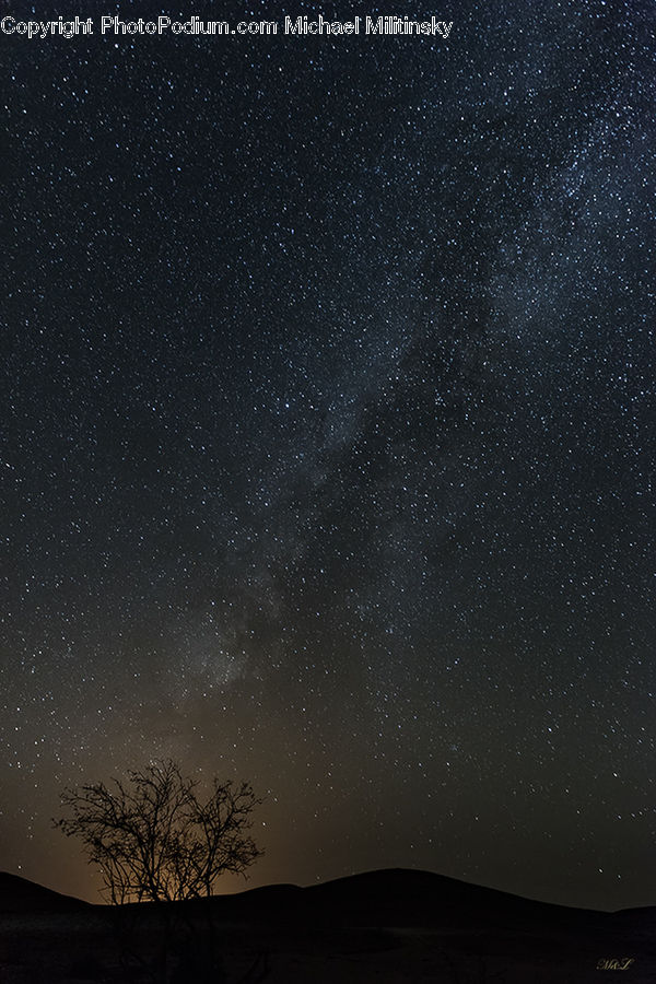 Galaxy, Milky Way, Nebula, Night, Outdoors, Outer Space, Universe