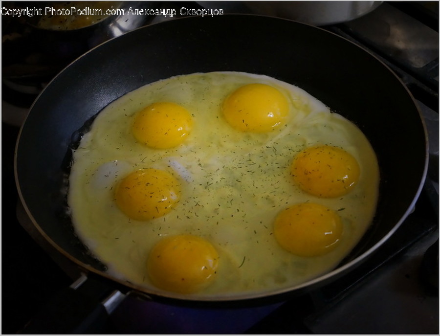 Egg, Food, Frying Pan, Wok