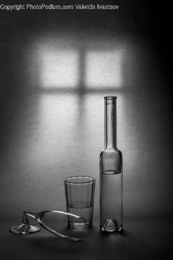 Glass, Bottle, Cup, Goblet