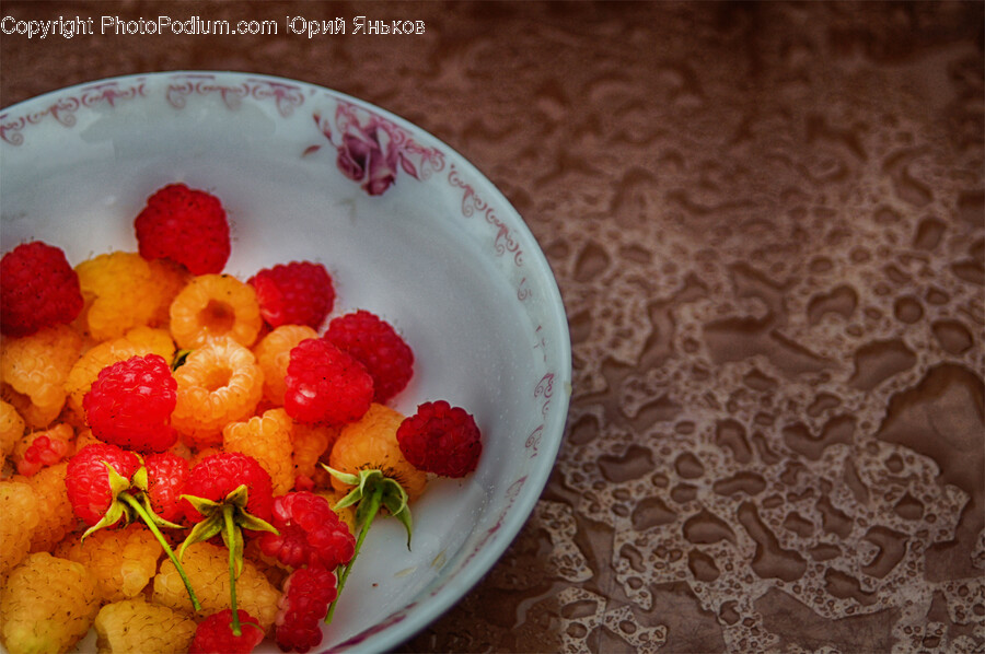 Raspberry, Plant, Food, Fruit, Dish