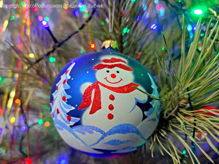 Christmas Decorations, Festival, Christmas, Snowman, Winter