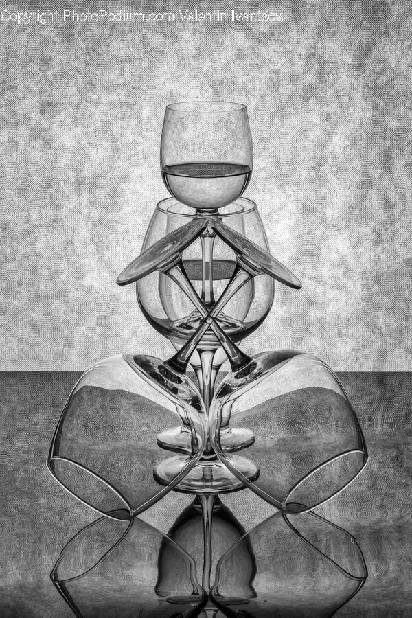 Glass, Goblet, Art, Drawing, Alcohol