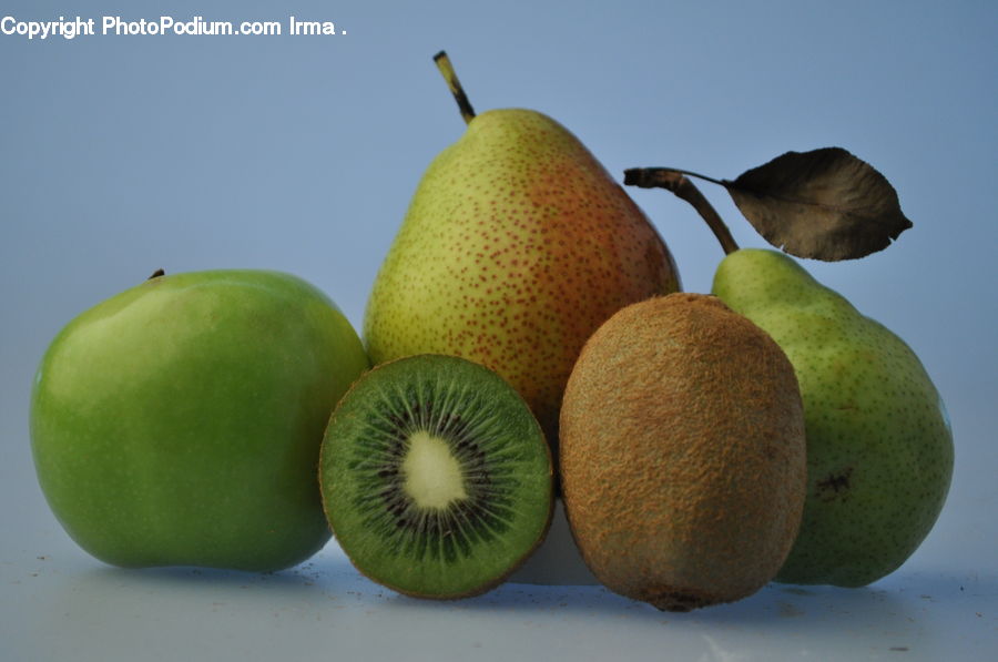Fruit, Pear, Kiwi