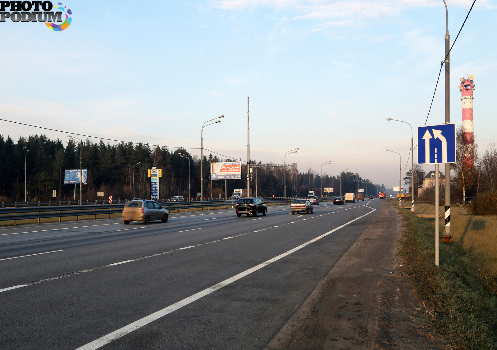 Ярославское шоссе фото ночью