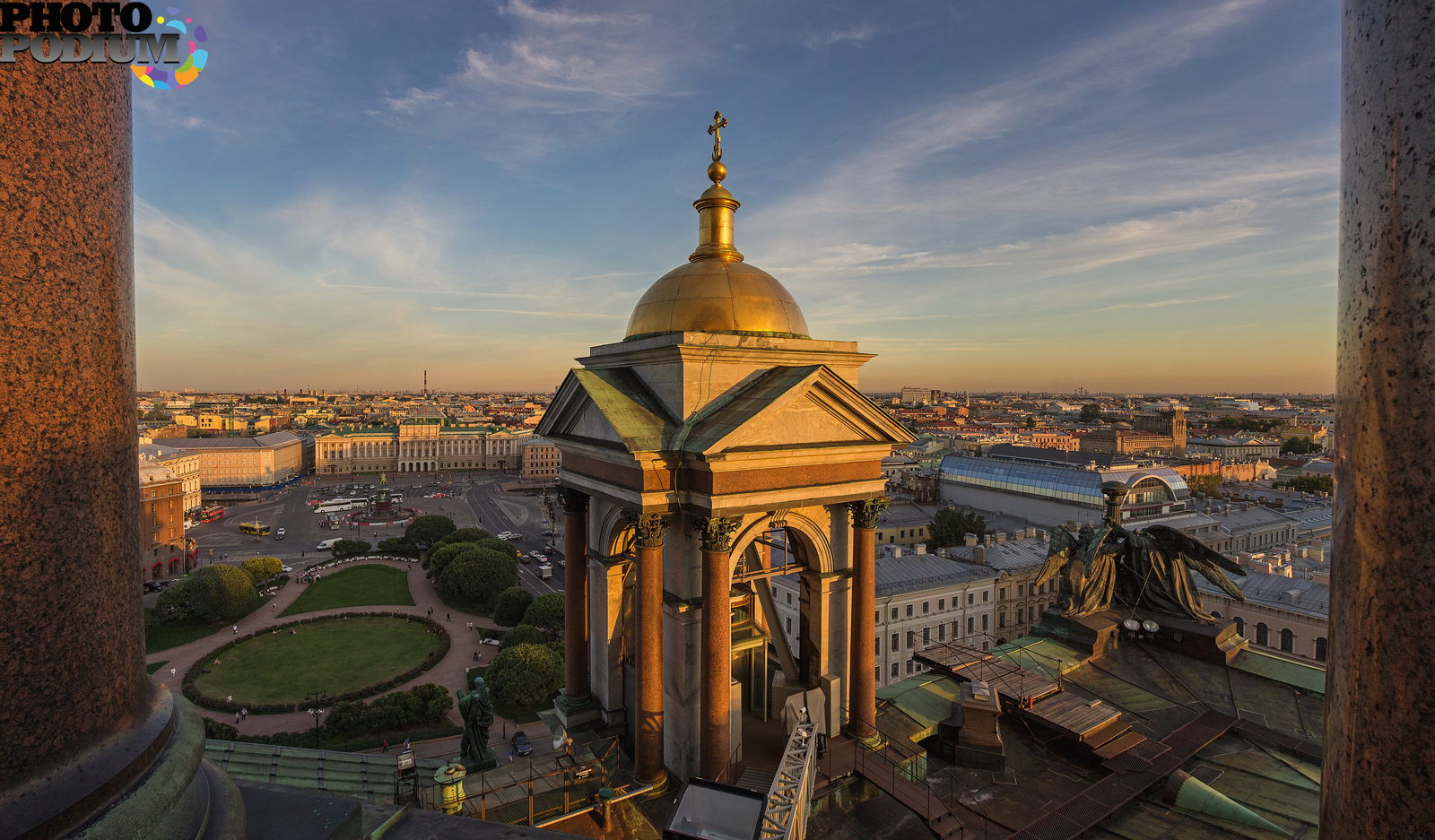 Колоннада в санкт петербурге исаакиевский