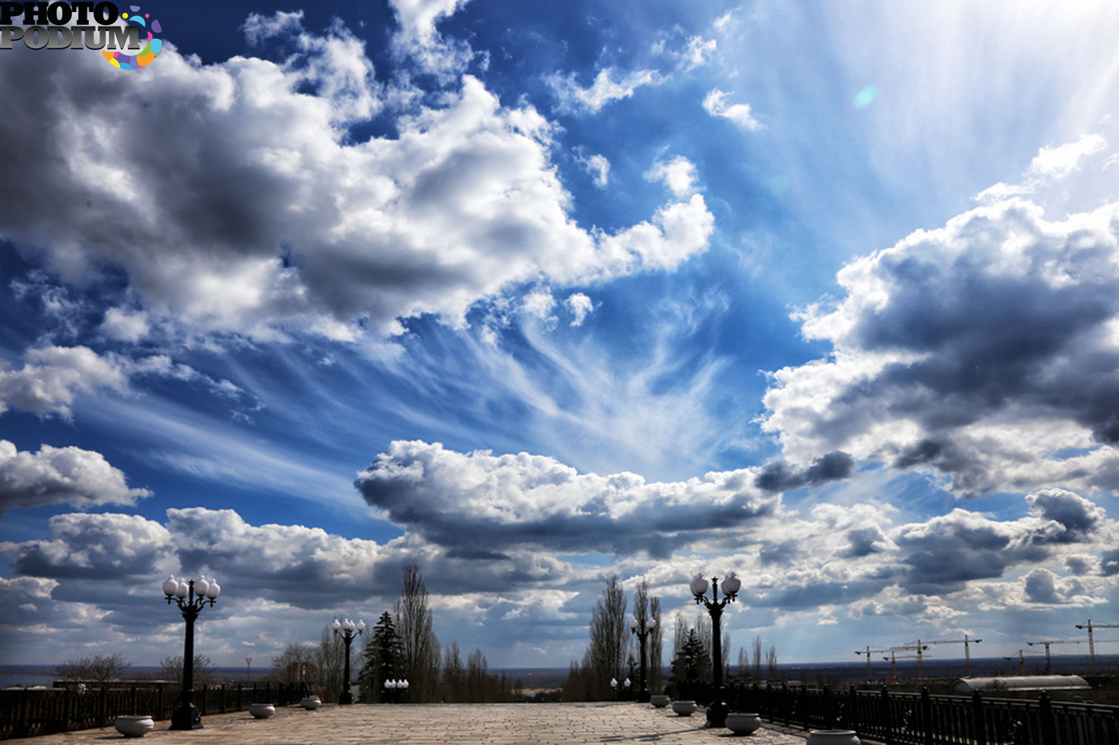 Красивое небо Луганска