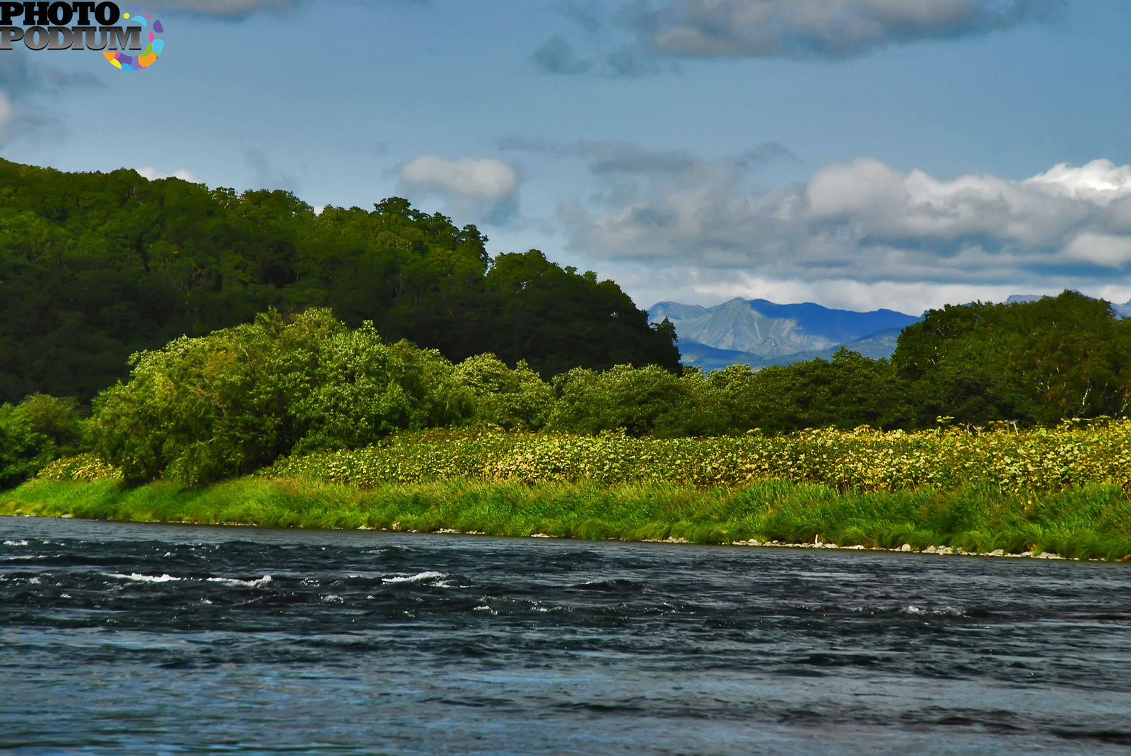 Река быстрая Камчатка фото