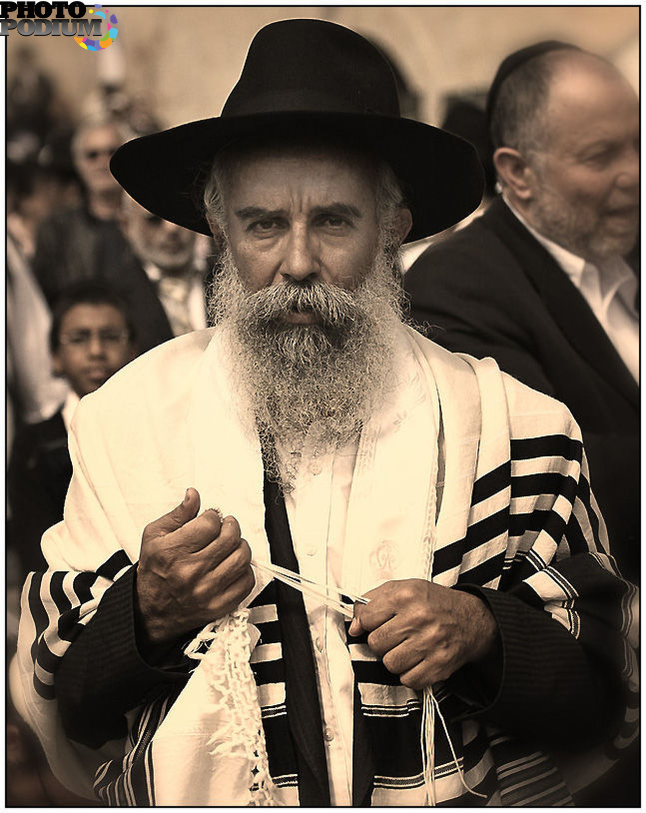 Еврейские д. Портрет еврея Ортодокса. Чистый еврей.