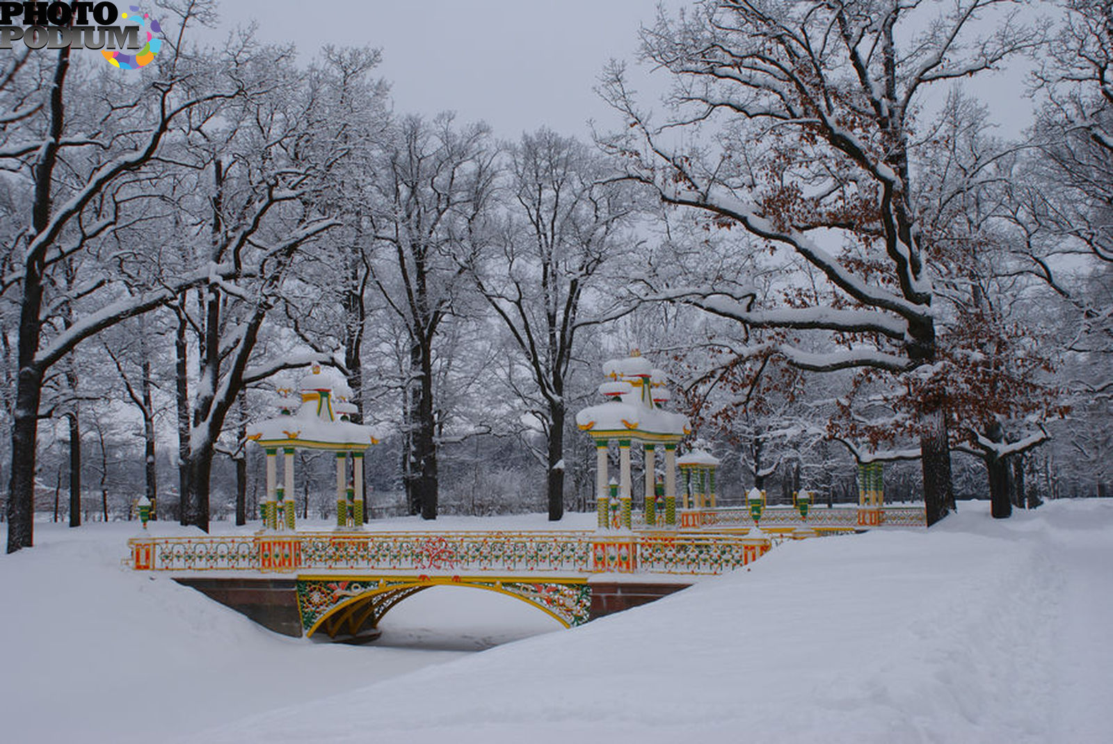 парки санкт петербурга зимой