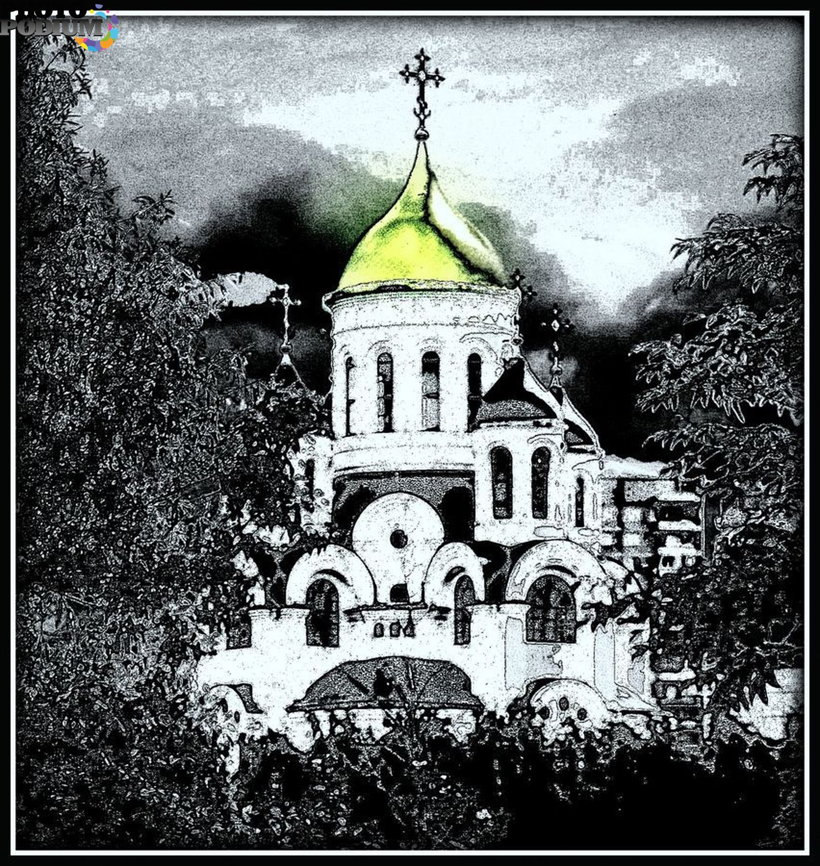 Преподобного Сергия Радонежского Солнцево храм картина