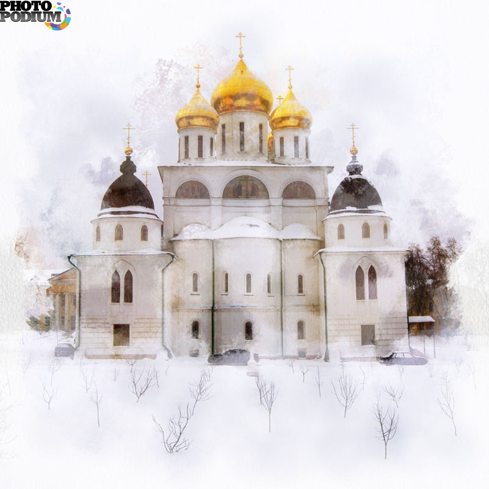 Успенского собор Дмитров зима