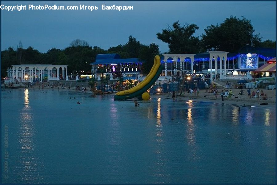 Pool, Water, Boat, Dinghy, Playground, Water Park, Harbor