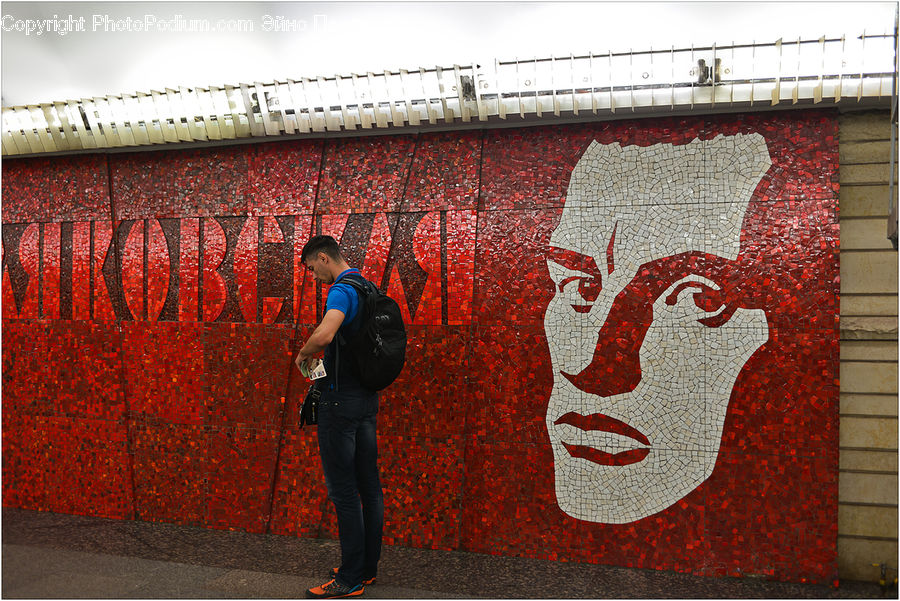 Human, People, Person, Brick, Art, Graffiti, Mural