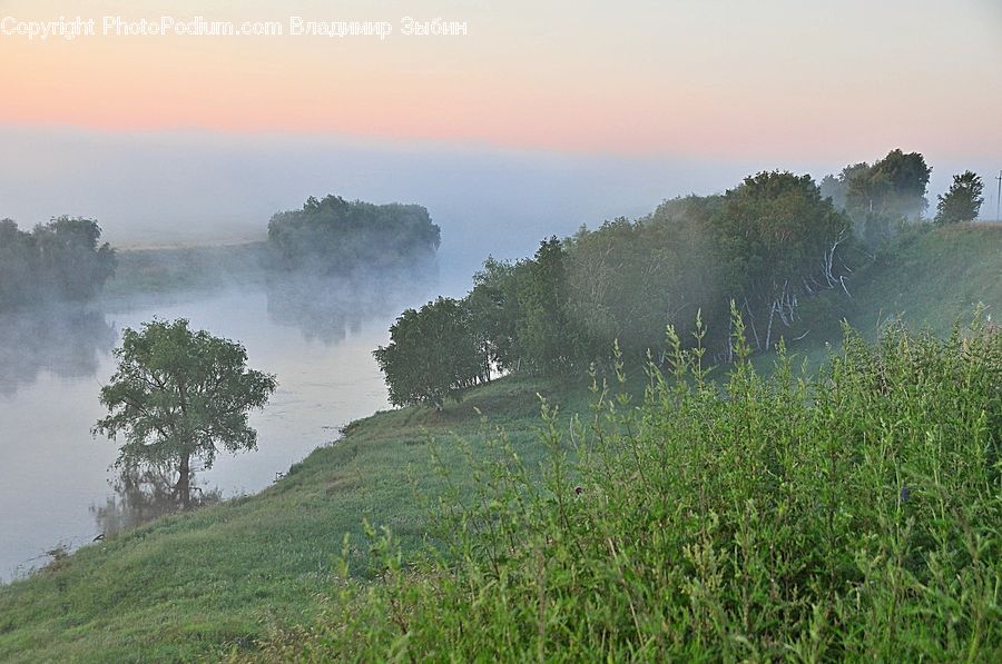 Fog, Mist, Outdoors, Dawn, Dusk, Sky, Sunrise