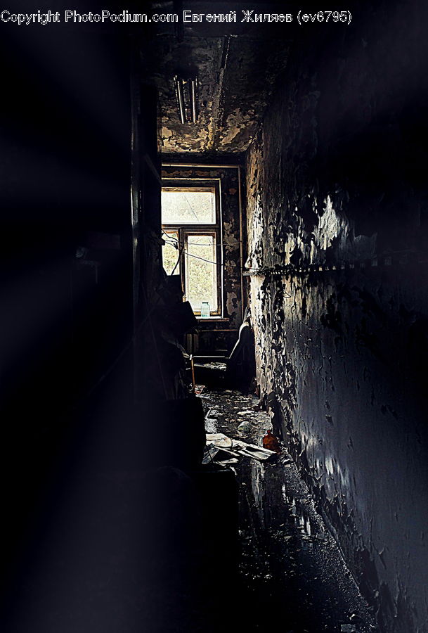Corridor, Alley, Alleyway, Road, Street, Town, Crypt