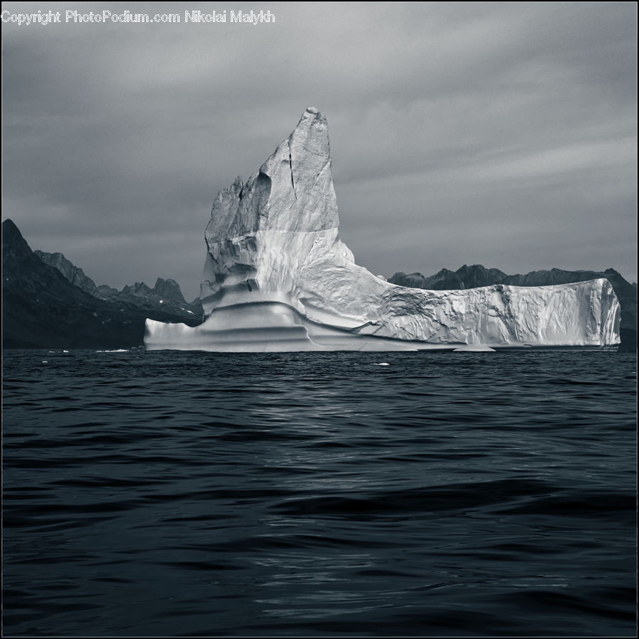 Arctic, Ice, Iceberg, Outdoors, Snow, Winter, Boat