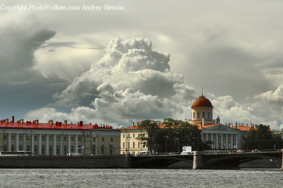 Beacon, Building, Lighthouse, Water Tower, Architecture, Dome, Cloud