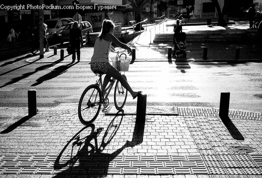 People, Person, Human, Bicycle, Bike, Cyclist, Brick