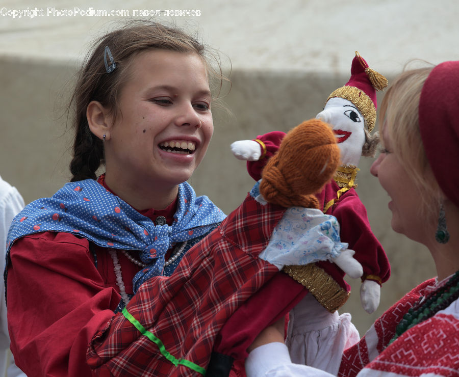 People, Person, Human, Teddy Bear, Toy, Clown, Performer