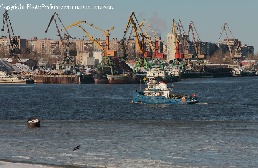Barge, Boat, Tugboat, Watercraft, Ferry, Freighter, Ship