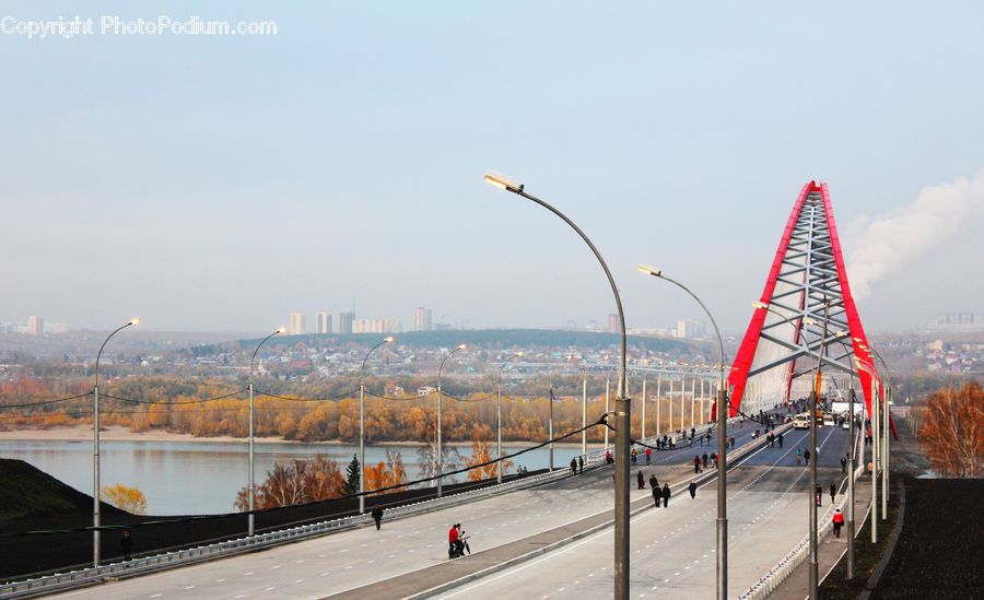 Boardwalk, Deck, Path, Sidewalk, Walkway, Amusement Park, Bridge