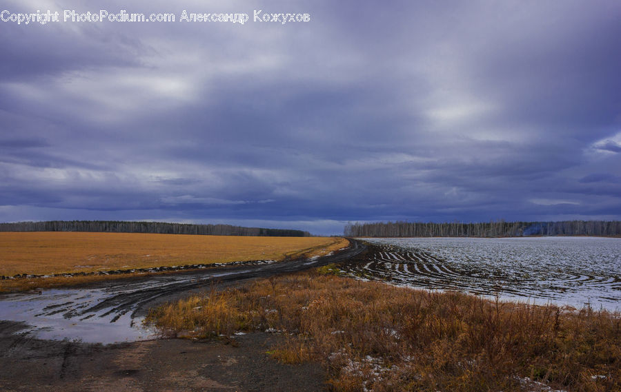 Dirt Road, Gravel, Road, Coast, Outdoors, Sea, Water