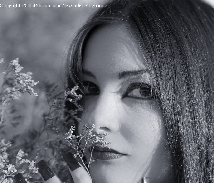 Human, People, Person, Portrait, Female, Plant