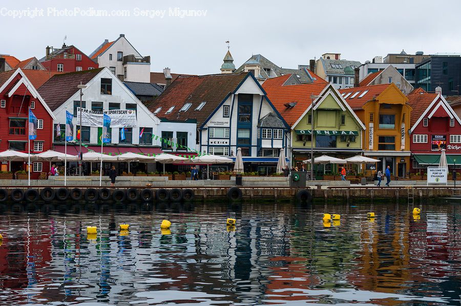 Roof, Harbor, Port, Waterfront, Building, Cottage, Housing