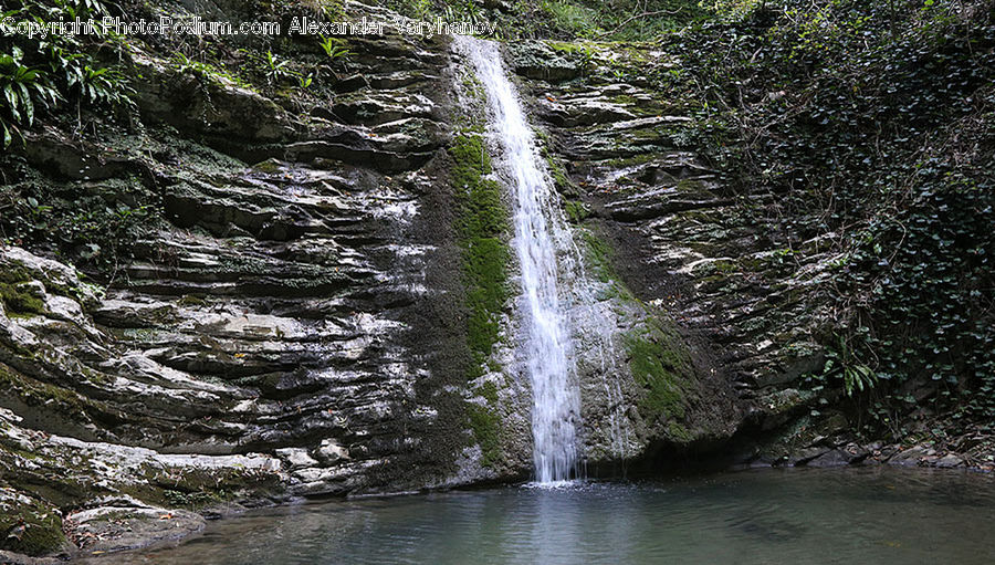 Outdoors, River, Water, Waterfall, Forest, Jungle, Rainforest