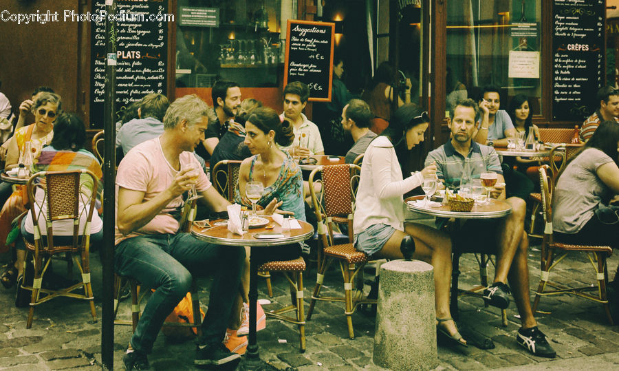 Chair, Furniture, People, Person, Human, Cafe, Cafeteria