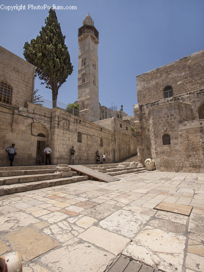 Castle, Fort, Ancient Egypt, Ruins, Architecture, Bell Tower, Clock Tower