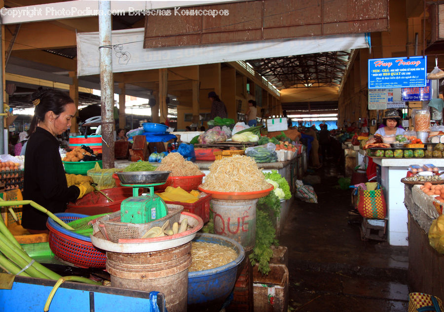 Bazaar, Market, Shop, Produce