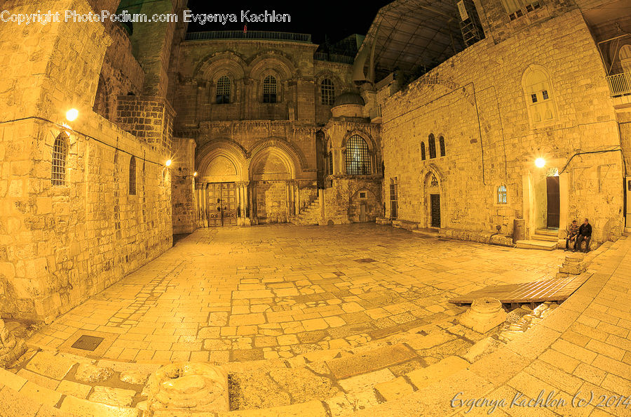 Patio, Ancient Egypt, Architecture, Cathedral, Church, Worship, Cobblestone