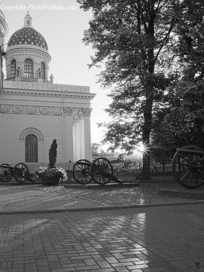 Architecture, Dome, Cathedral, Church, Worship, Cannon, Weaponry