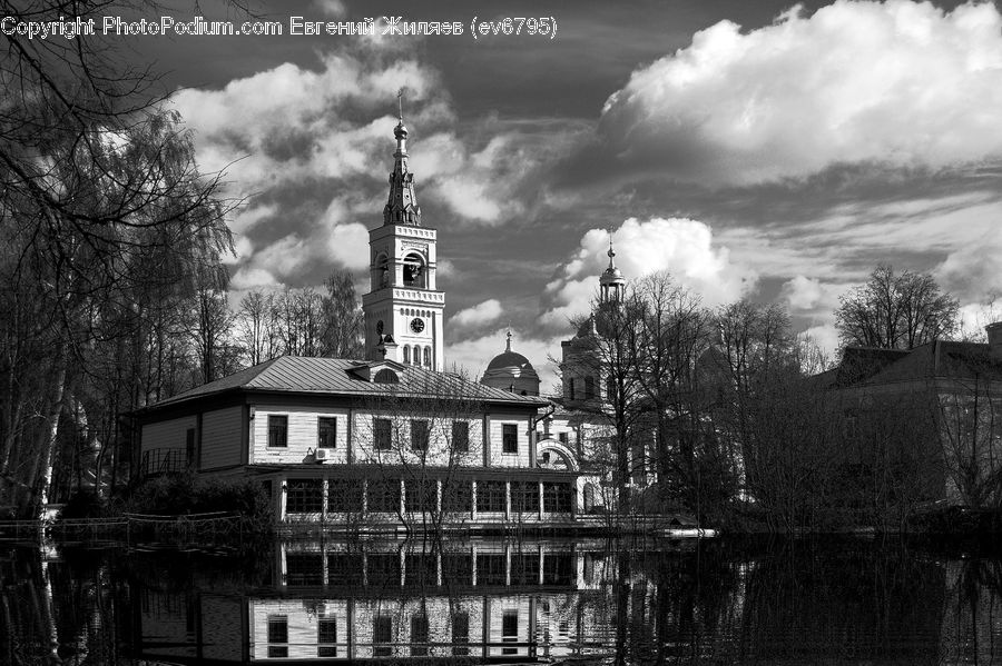 Architecture, Tower, Building, Housing, Villa, Plant, Tree