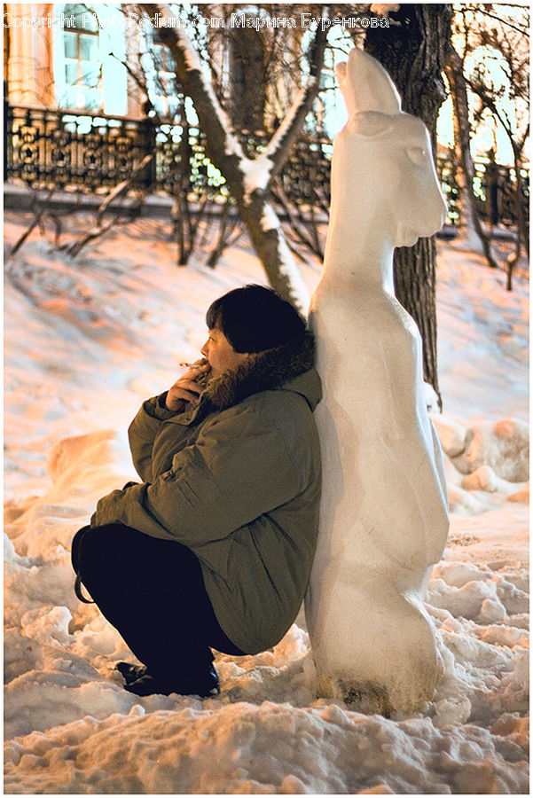 People, Person, Human, Railing, Hug, Kiss, Portrait