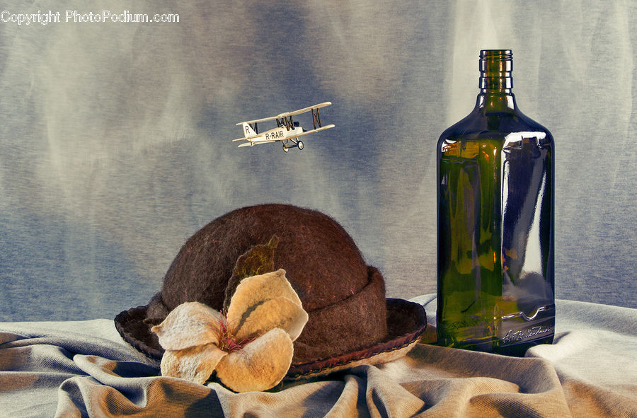 Aftershave, Perfume, Aircraft, Airplane, Biplane, Cup, Glass