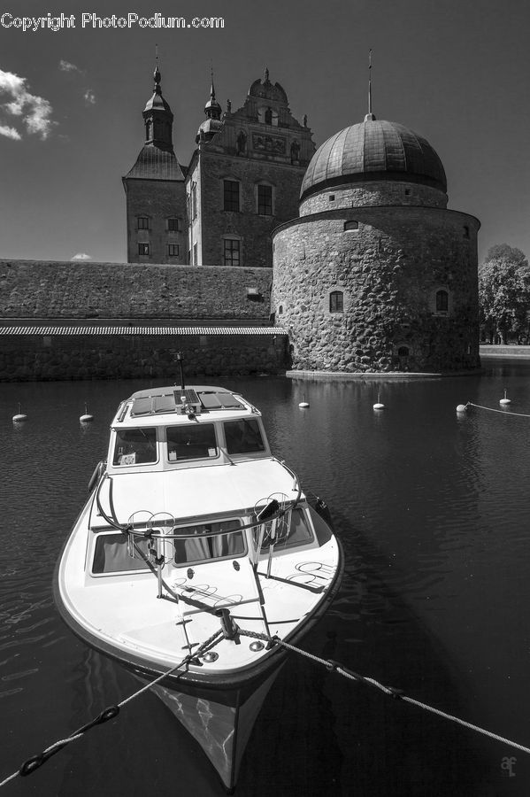 Boat, Yacht, Architecture, Castle, Fort, Cathedral, Church