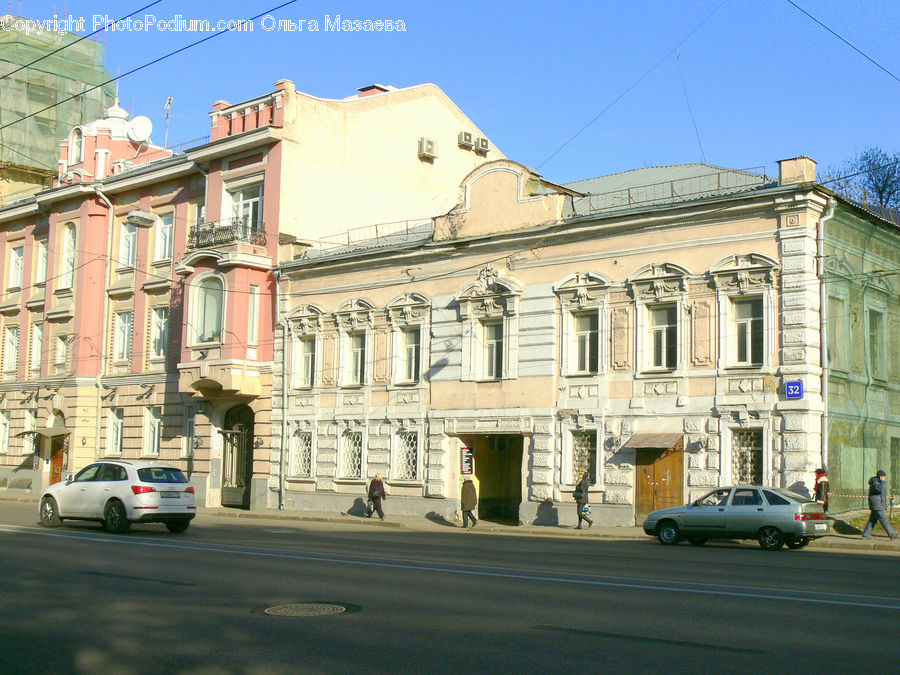 Apartment Building, Building, High Rise, Downtown, Neighborhood, Town, Housing