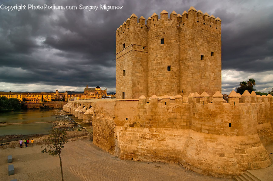 Castle, Fort, Architecture, Outdoors, Sand, Soil, Fence