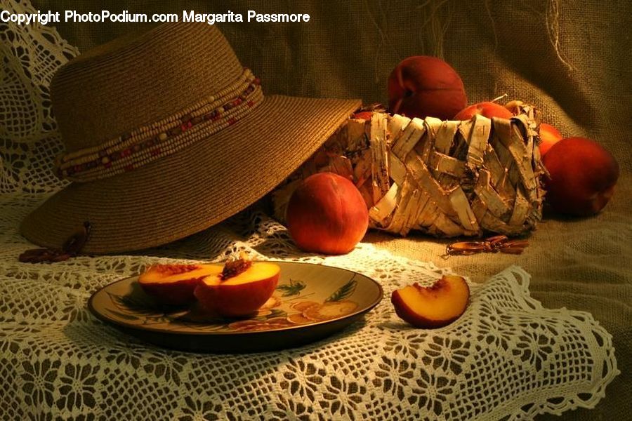 Citrus Fruit, Fruit, Orange, Bowl, Home Decor, Linen, Tablecloth