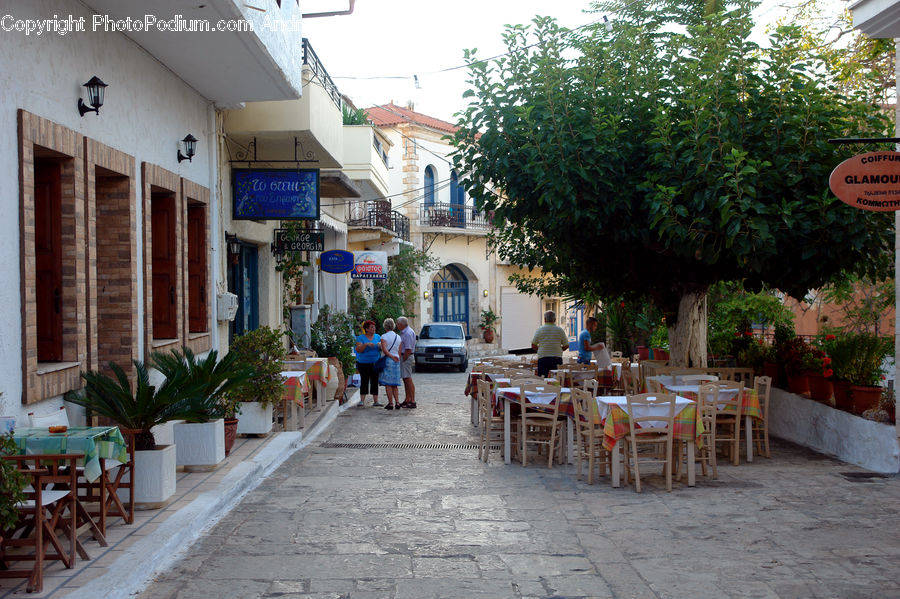 Chair, Furniture, Cafeteria, Restaurant, Patio, Cafe, Food Court