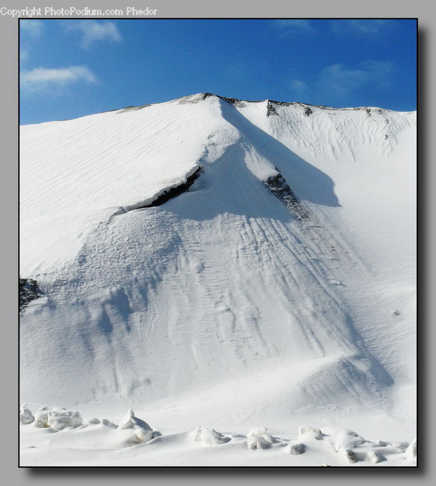 Crest, Mountain, Outdoors, Peak, Arctic, Glacier, Ice