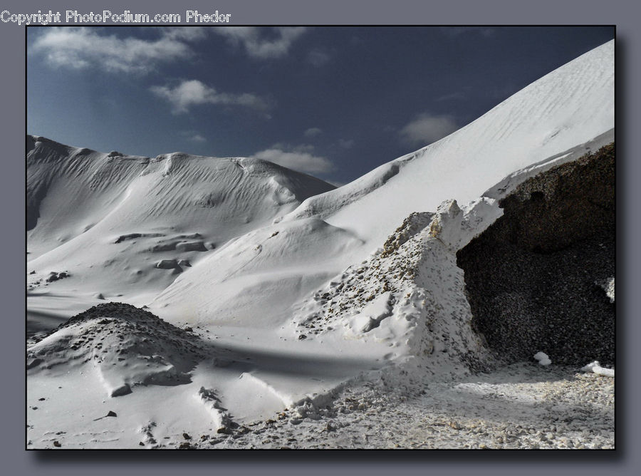 Alps, Crest, Mountain, Peak, Arctic, Ice, Outdoors