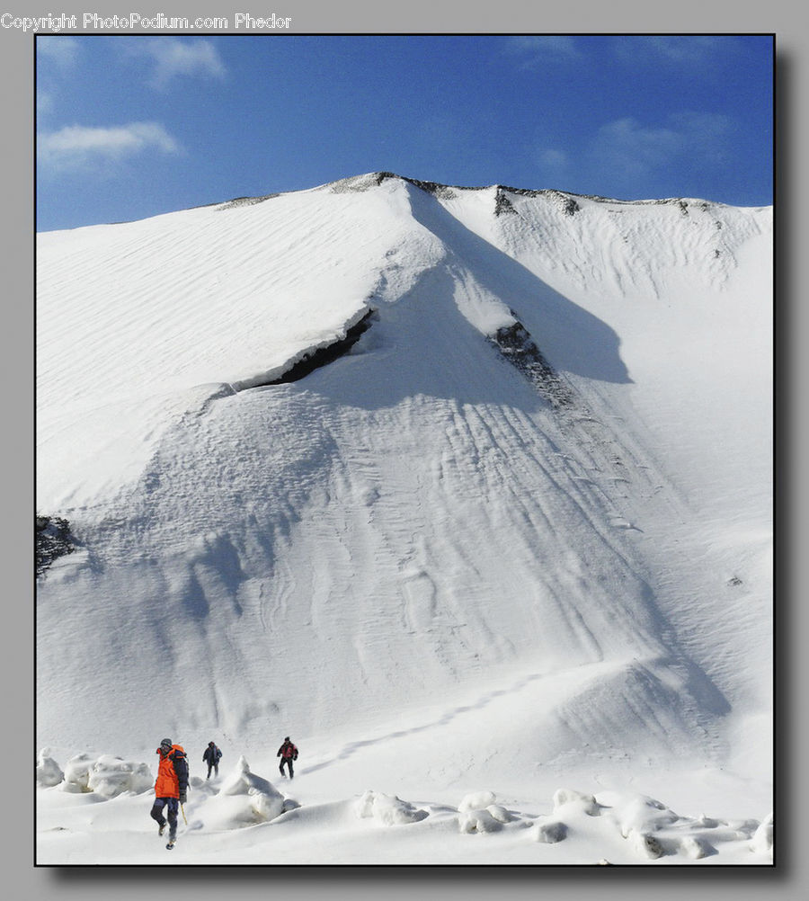 Arctic, Glacier, Ice, Mountain, Outdoors, Snow, Leisure Activities