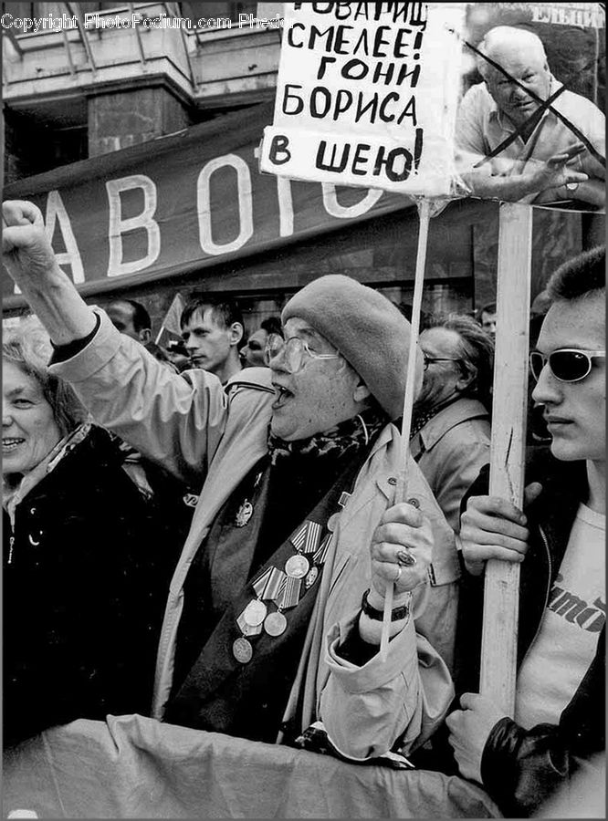 People, Person, Human, Crowd, Parade, Column, Pillar