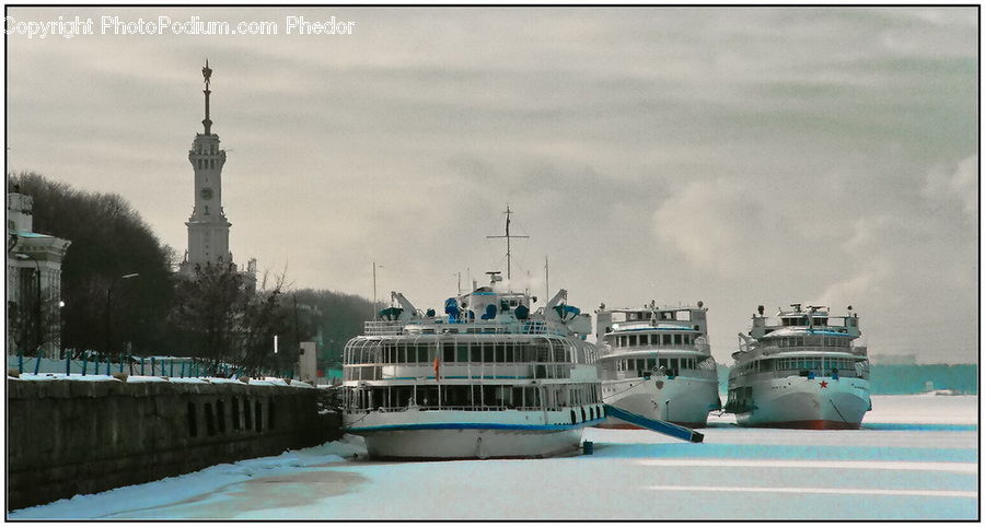 Cruise Ship, Ferry, Freighter, Ship, Tanker, Vessel, Ocean Liner