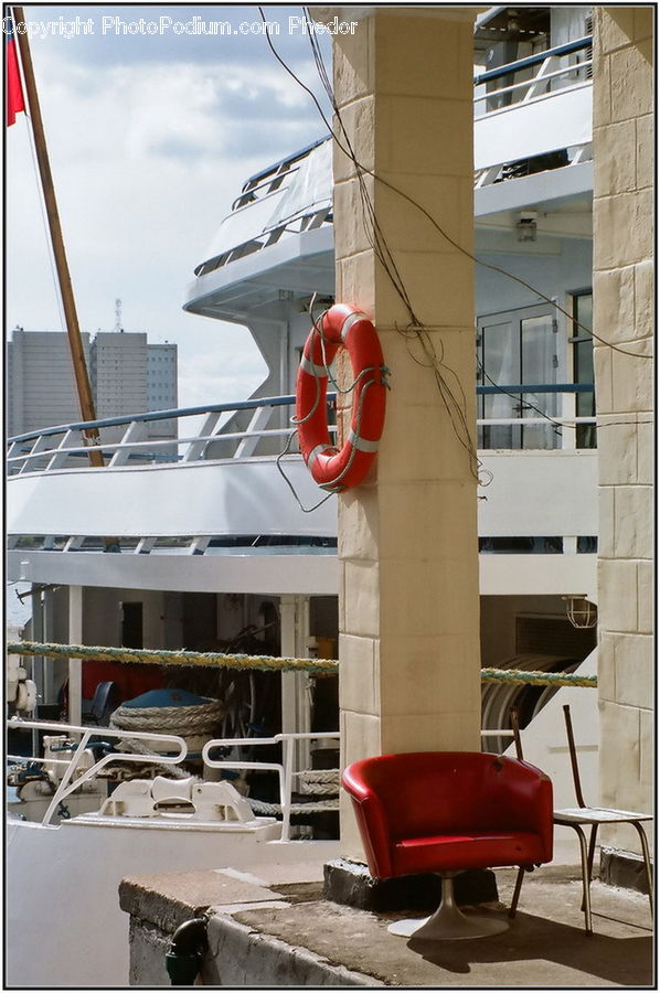 Chair, Furniture, Plant, Potted Plant, Boat, Yacht, Cruise Ship